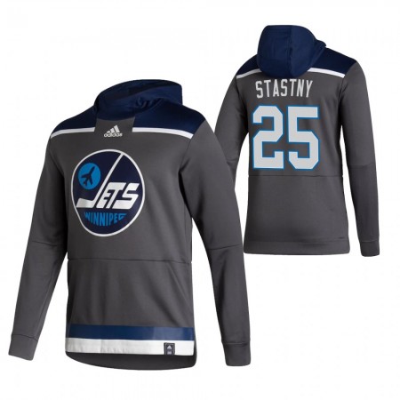 Winnipeg Jets Paul Stastny 25 2020-2021 Reverse Retro Pullover Hooded Sweatshirt - Herre